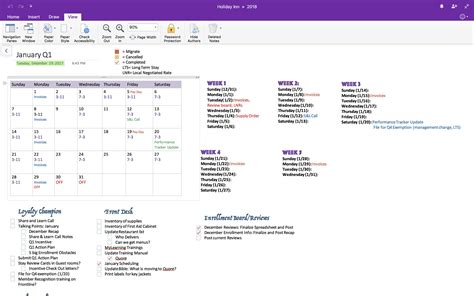 Bullet Journal Template Onenote