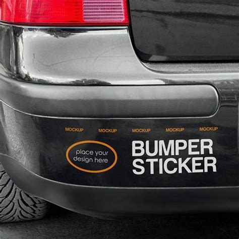 Bumper Sticker Template