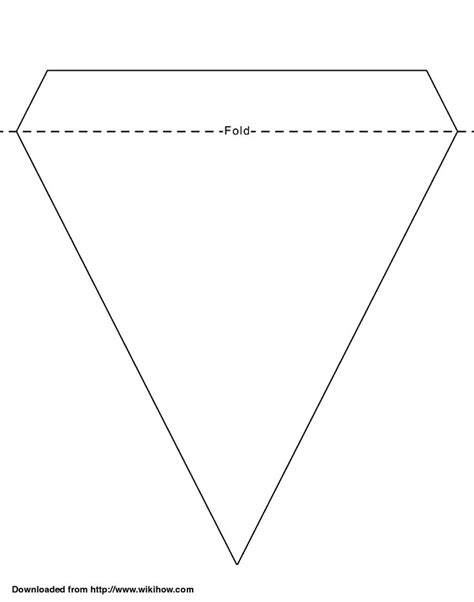 Bunting Template Bunting Dimensions