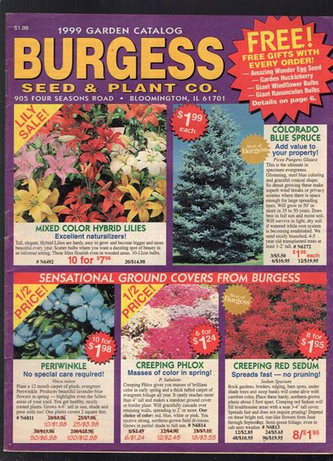 Burgess Flower Catalog