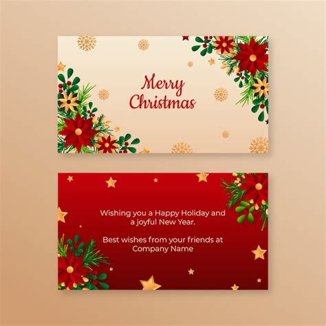 Business Christmas Card Template