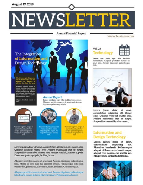 Business Newsletter Templates