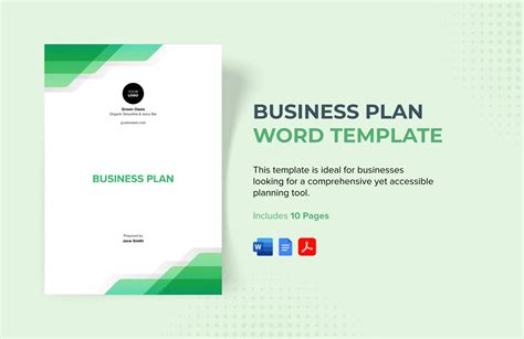 Business Plan Template Word Free Download