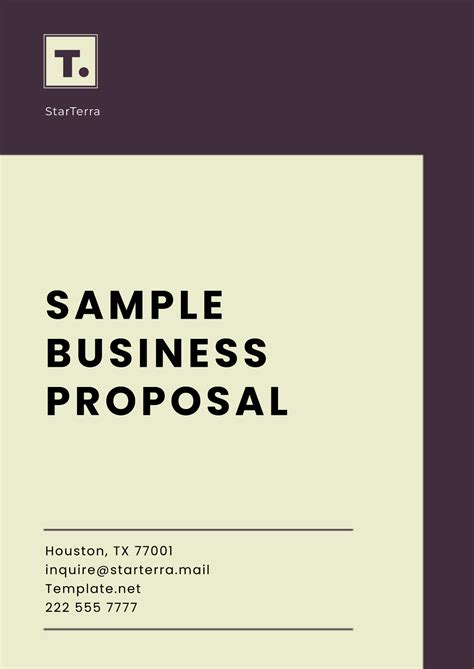 Business Proposal Templates