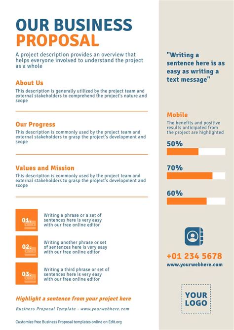 Business Proposal Templates Free