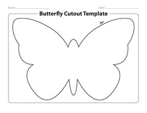Butterfly Cutout Template