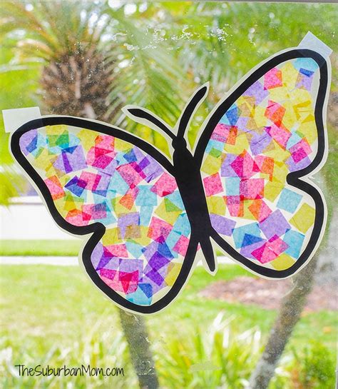 Butterfly Suncatcher Template