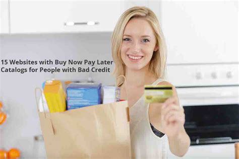 Buy Now Pay Later Catalogs For Bad Credit