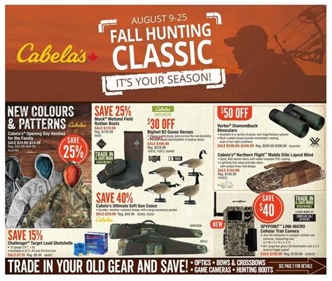 Cabelas Fall Hunting Classic Catalog