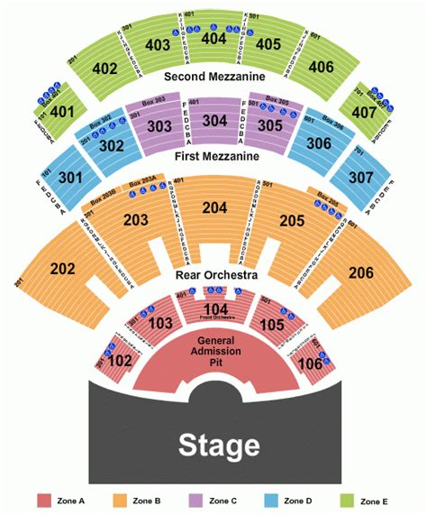 Caesars Las Vegas Seating Chart