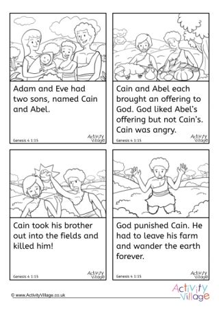 Cain And Abel Printable Story