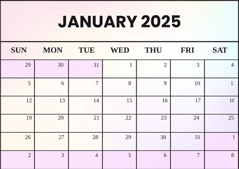 Calendar Editable Template