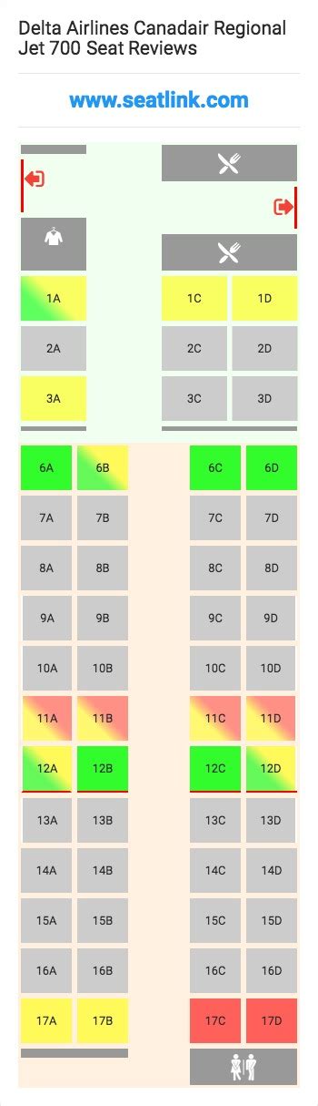 Canadair Jet Seating Chart