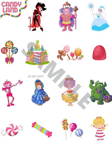 Candyland Characters Printables