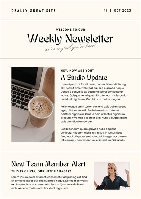 Canva Email Newsletter Templates