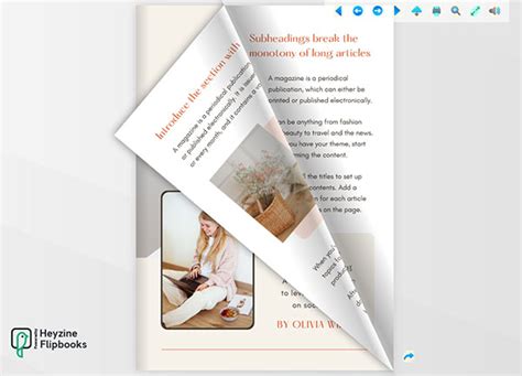 Canva Flipbook Template