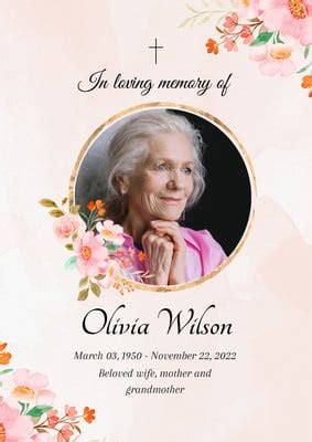 Canva Funeral Templates