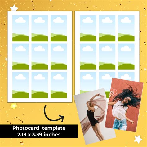 Canva Photocard Template