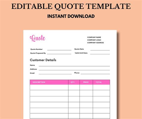 Canva Quote Template
