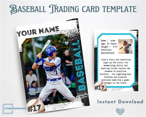 Canva Trading Card Template Free