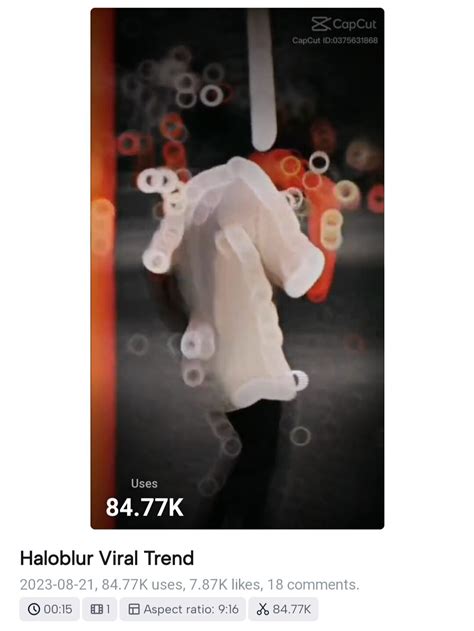 Capcut Template Slow Motion Blur