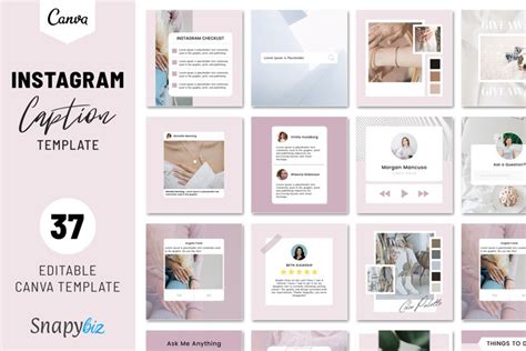 Captions Template Download