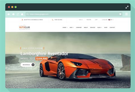 Car Showroom Website Template