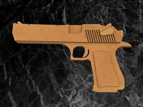 Cardboard Gun Template