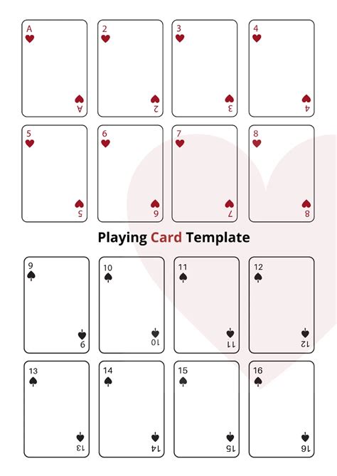 Cards Template Free