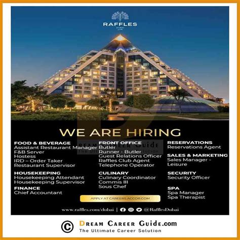 Career Raffles Hotel