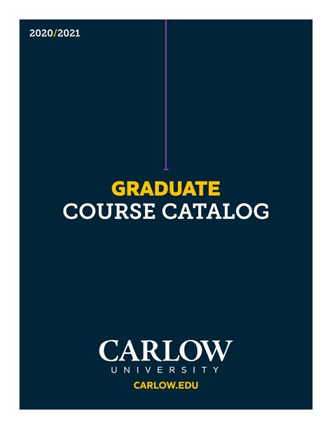 Carlow Course Catalog