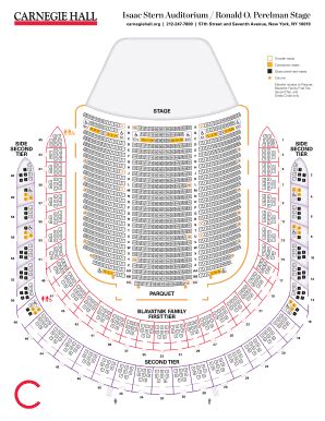 Carnegie Hall Nyc Seating Chart