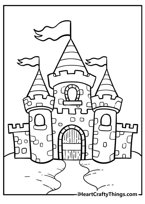 Castle Printable Coloring Pages
