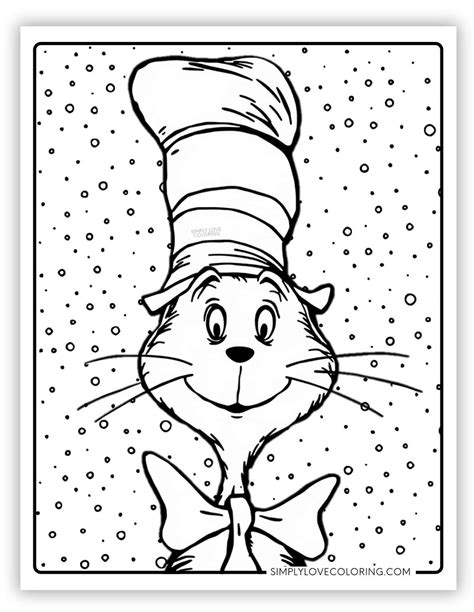 Cat In The Hat Printable Of The Cat