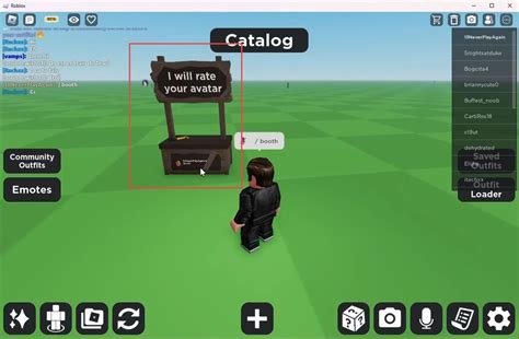 Catalog Avatar Creator Booth