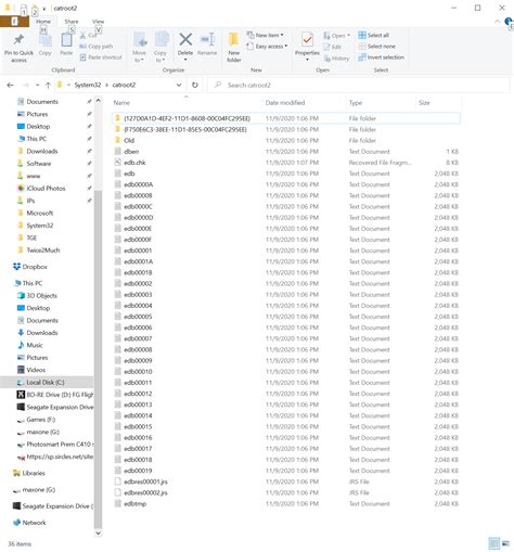 Catalog Database The Database Format Feature Version 9080
