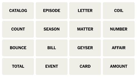 Catalog Episode Letter Coil