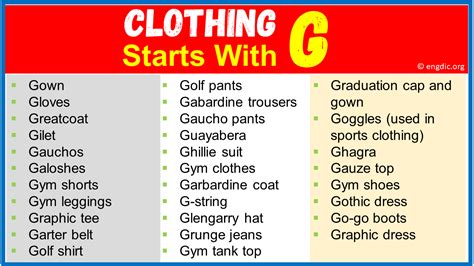 Catalog That Starts With A G