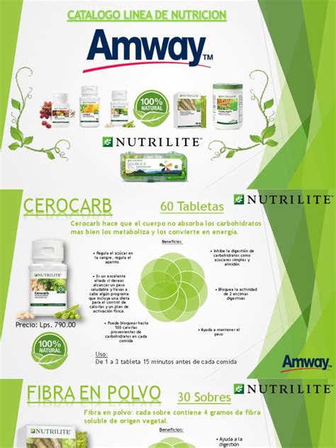 Catalogo De Nutrilite