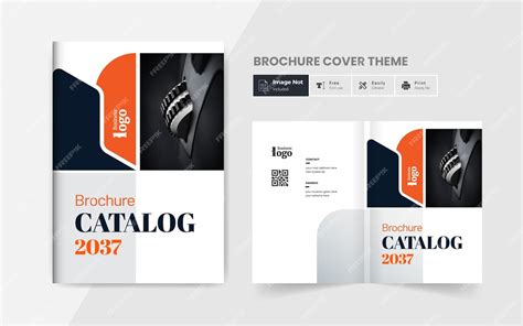 Catalogue Cover Design Templates Ocean Horizontal