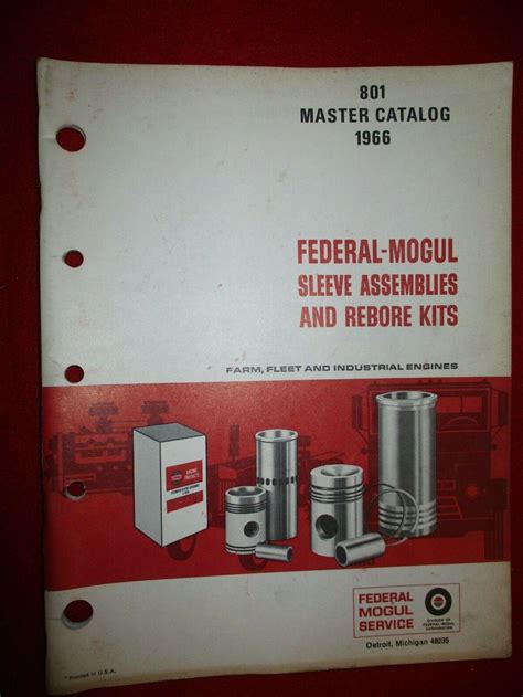 Catalogue Federal Mogul