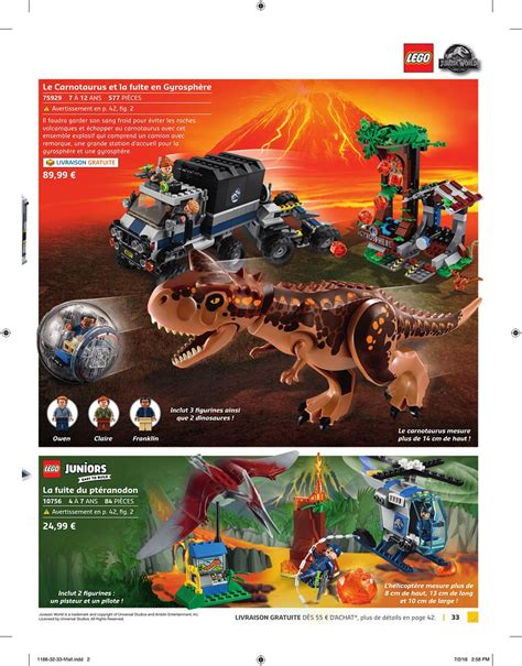 Catalogue Lego 2018