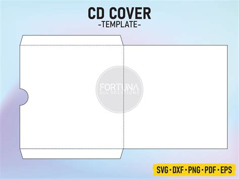 Cd Case Inlay Template