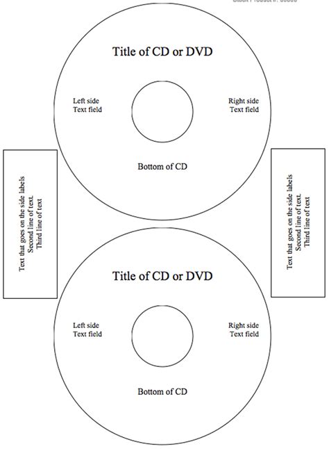 Cd Label Template