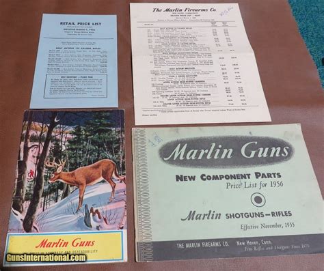 Cd Rom Of All Marlin Catalogs