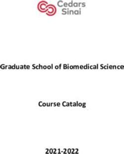 Cedars Sinai Graduate Program General Catalog