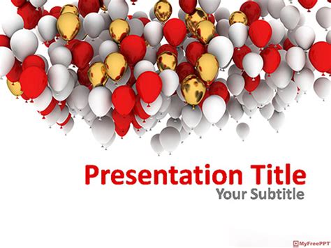 Celebration Ppt Template