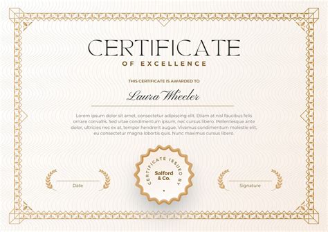 Certificate Diploma Template