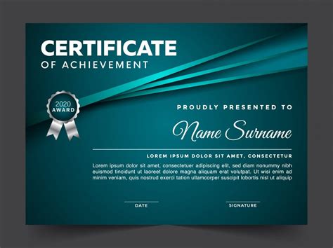 Certificate Templates For Illustrator