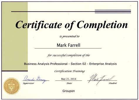 Certificates Of Analysis Template